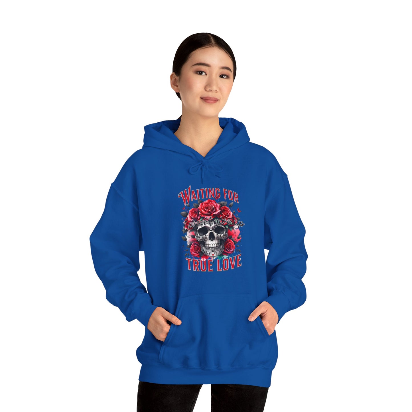 Hooded Sweatshirt Valentine's Day Waiting for True Love