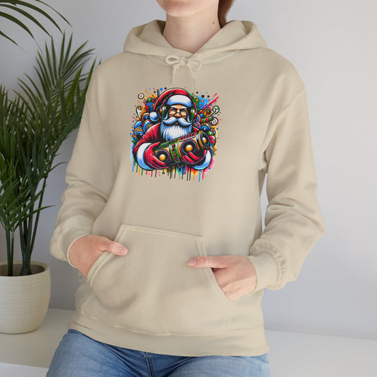 Christmas Santa Melody Unisex Heavy Blend Hoody Sweatshirt