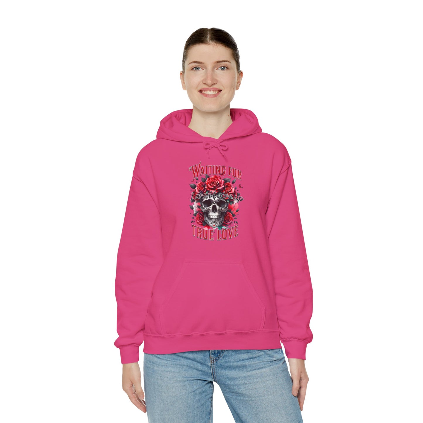 Hooded Sweatshirt Valentine's Day Waiting for True Love