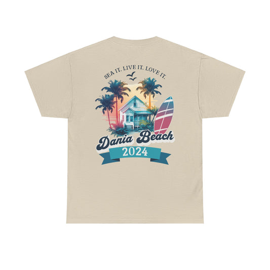 Dania Beach Unisex Heavy Cotton Tee