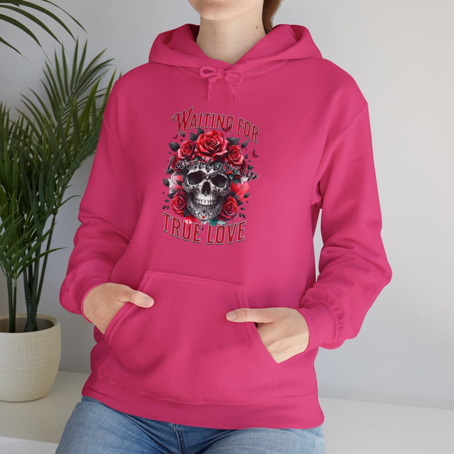 Hooded Sweatshirt Valentine's Day Waiting for True Love