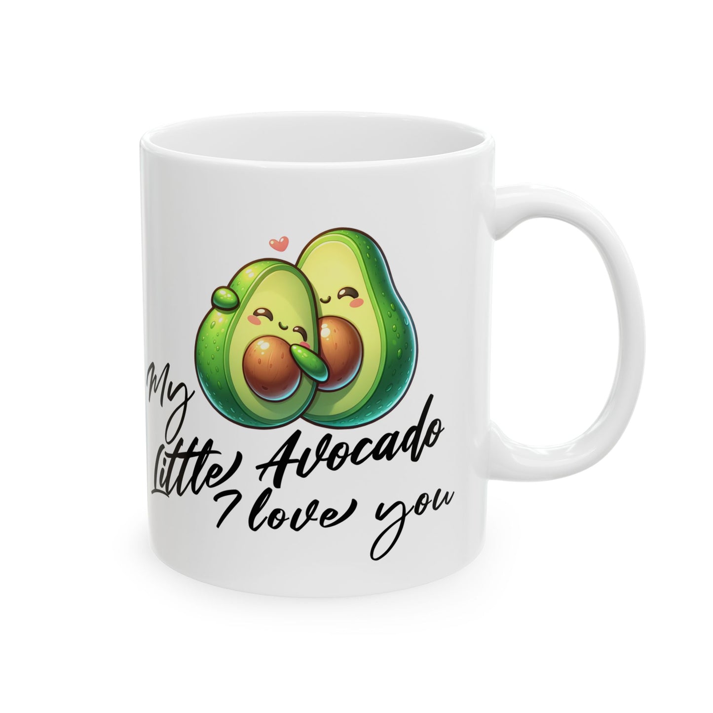 My little Avocado Valentines day Mug