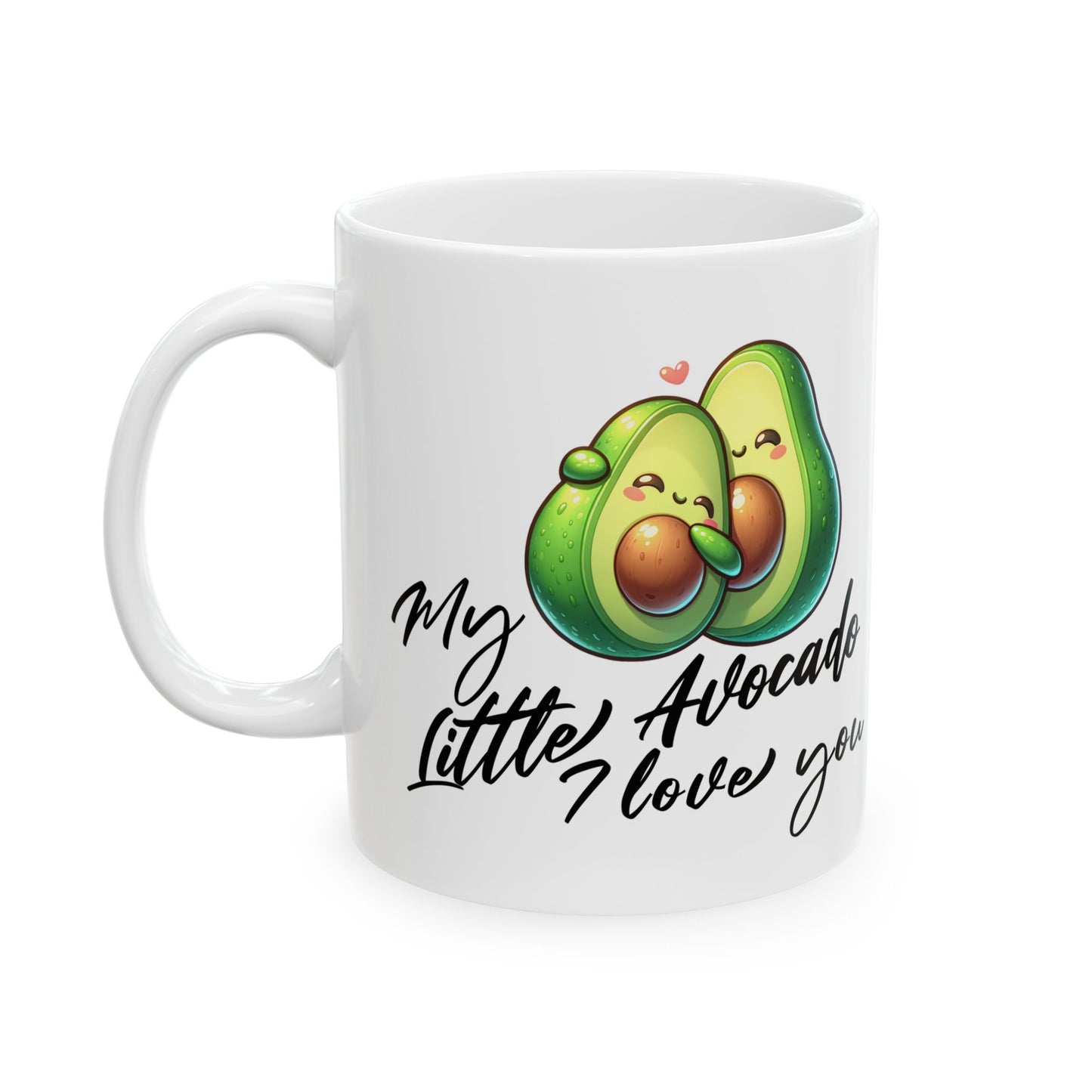 My little Avocado Valentines day Mug