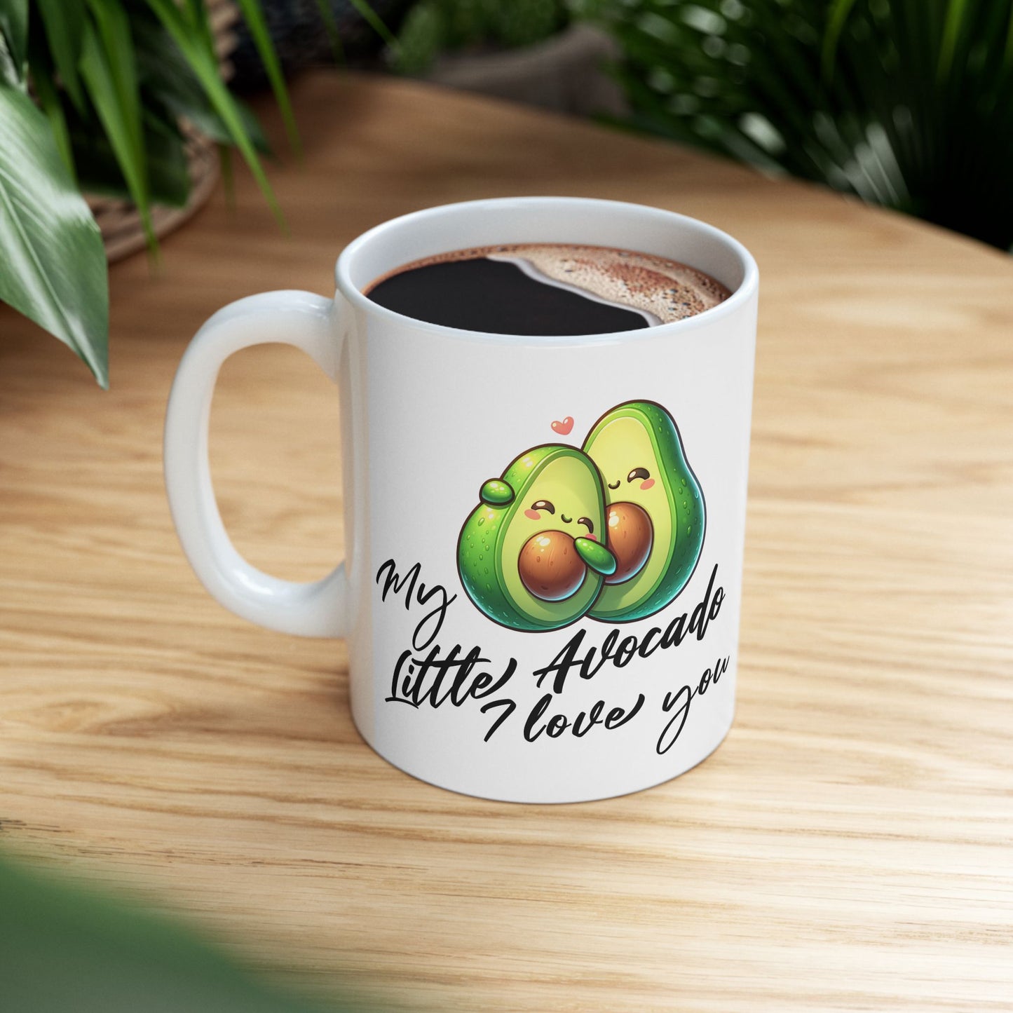 My little Avocado Valentines day Mug